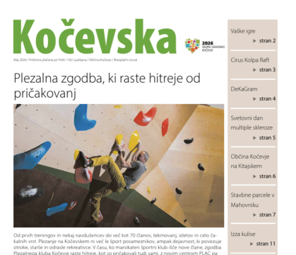 Naslovnica 120. številke časopisa Kočevska.