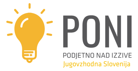 Logotip PONI. 