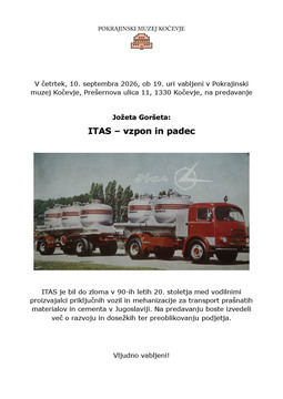 Predavanje Jožeta Goršeta: ITAS - vzpon in padec