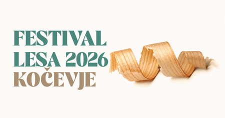 Grafika: Festival lesa 2026 Kočevje.