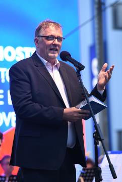 Igor Pirkovič med recitalom