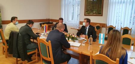 Sestanek delegacije na Občini Kočevje