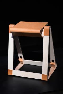 Kerf-folding stool chair