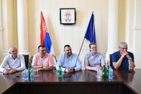 Sprejem predstavnikov pobratenih občin pri županu