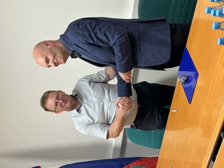 Podpis dogovora - direktor in podžupan