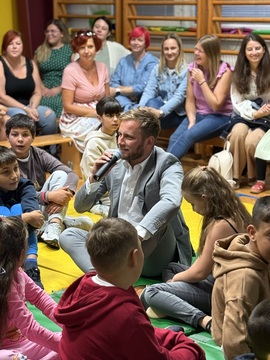Župan med otroki OŠ Ljubo Šercer